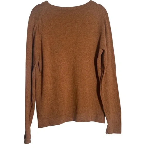 J. Crew Teddie Sweater Wool blend in camel Brown size large Fall - Picture 4 of 7